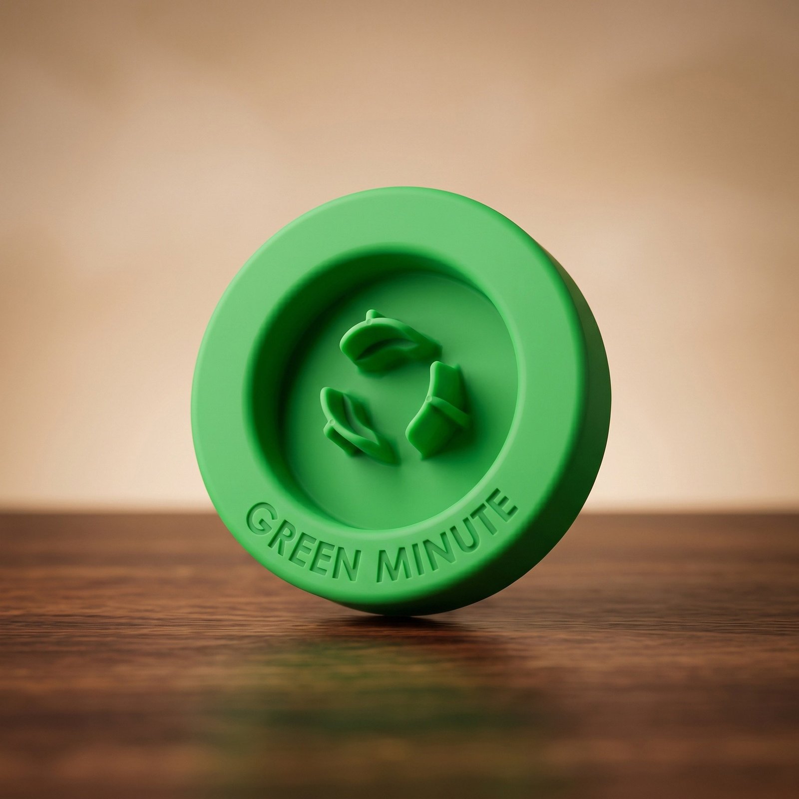 GREEN MINUTE jar cap